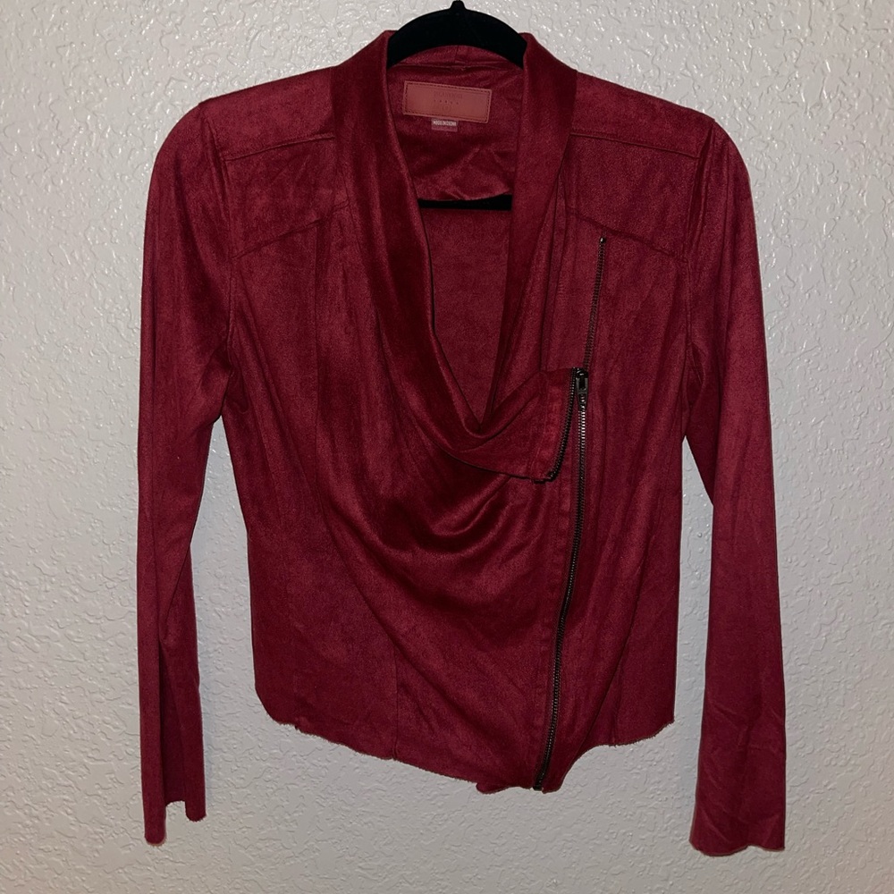 BLANKNYC Burgundy Light Jacket